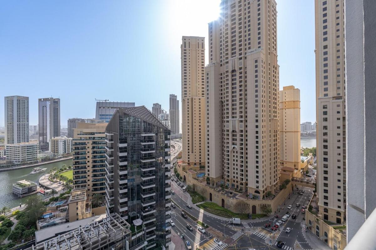 Wonderful 3-Bedroom With Marina Wharf Views In Dubai Marina Exterior photo